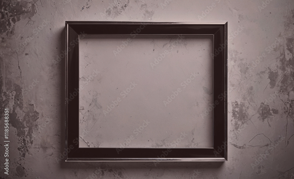 Aufkleber black frame with a white background. the frame is empty