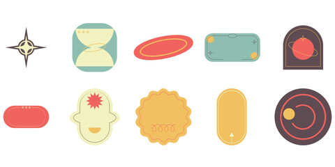 Modern Minimalist Sticker Set