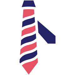 Tie vector icon illustration of Fashion Ecommerce iconset.