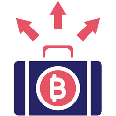 Liquidity vector icon illustration of Cryptocurrency iconset.