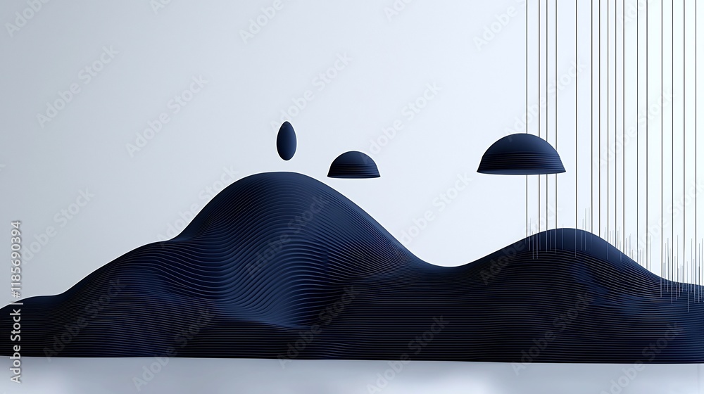 Poster captivating fluid rainfall map intricate topographic visualization of weather data dynamic rainfall 