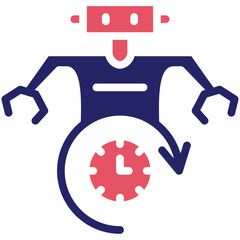 Future vector icon illustration of Robotics iconset.