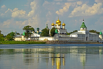 An ancient Russian monastery in the Ipatiev Sloboda of the city of Kostroma.