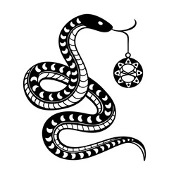 chinese new year snake zodiac icon