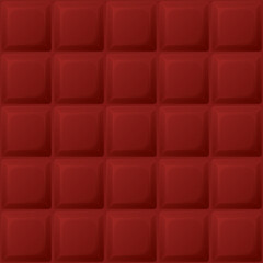 Naklejka premium 3D square block red color seamless pattern background graphic illustration.