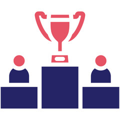 Competition vector icon illustration of Achievements iconset.