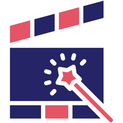 Special Effects vector icon illustration of Filmmaking iconset.