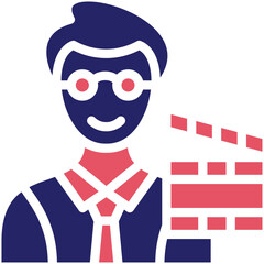 Casting vector icon illustration of Filmmaking iconset.