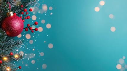 Festive Christmas Background: Vibrant Red Design Perfect for Your Holiday Card Creations