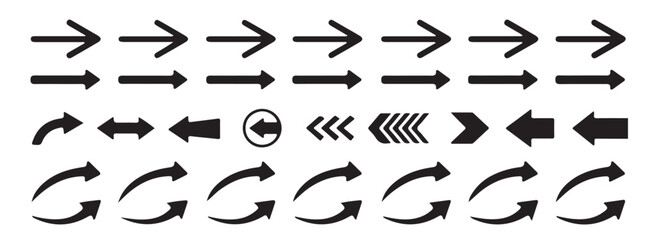 Arrows set. Arrow icon collection. Set different arrows or web design. vector illustration eps 10
