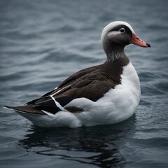 Fototapeta premium Imagine a mythical creature based on the Long-tailed Duck.
