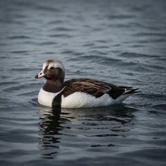 Fototapeta premium Explore the role of Long-tailed Ducks in indigenous myths and legends.