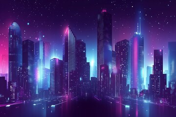 Fototapeta premium Vector illustration urban architecture cityscape