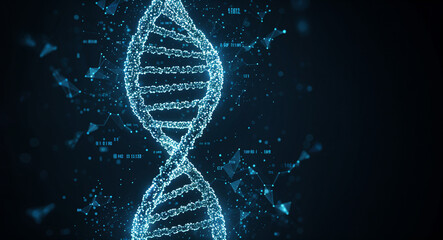 DNA holographic interface . Generative AI
