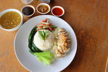 chicken hainan chinese authentic tradisional food