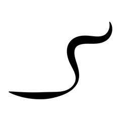 Wavy, fluid pattern with organic shapes. Groovy doodle liquid design. Liquid, organic blobs, y2k style squiggles, Bold scribbles, lines. Black fluid graphic design element. vector