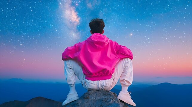 90s Retro Fashion, A vibrant display of nostalgic clothing styles from the 90s, featuring bold colors and unique patterns, evoking a sense of nostalgia.