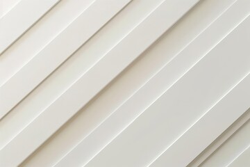 Obraz premium A diagonal arrangement of white panels creating a modern, minimalist texture.