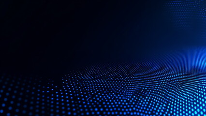 Obraz premium dark blue gradient technology background