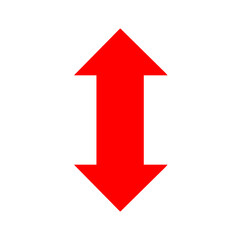 双方向の矢印のイラスト