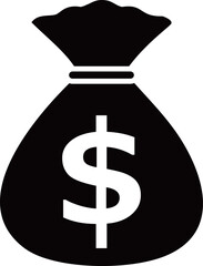 ドル袋　アイコン