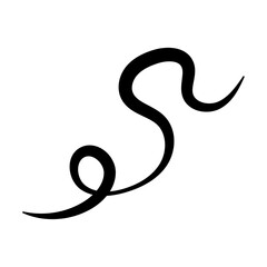 Liquid abstract organic blob shapes. Black wavy bubbles and drops in trendy y2k style. groovy doodle wavy stripes, squiggles. Black fluid graphic design element. vector illustration