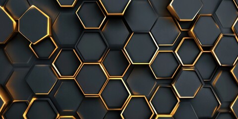 Abstract Hexagon Pattern