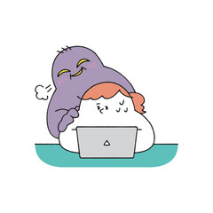 セクハラをされる女性社員