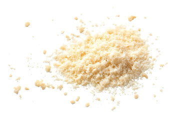 Parmesan cheese grated isolated on PNG background