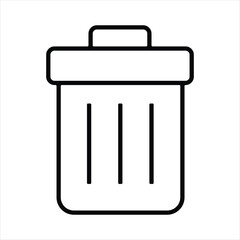  Delete icon vector symbol. vector illustration.  