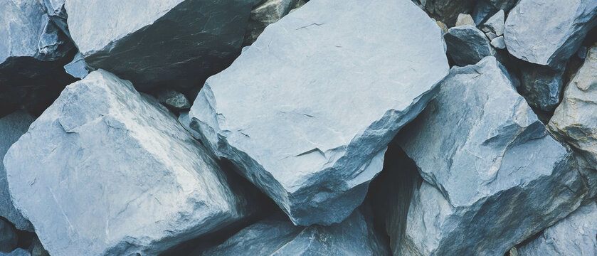 Light gray stone texture banner template with smooth and neutral appearance for versatile use