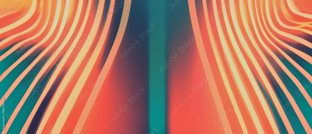 Poster modern geometric banner template with vibrant colors and a subtle abstract design