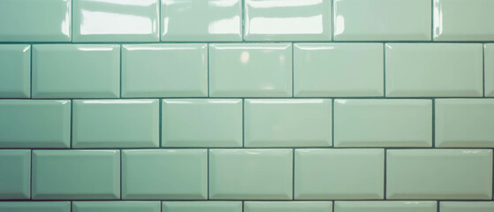 Cream subway tiles with dark grout add a vintage touch to modern spaces