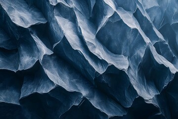 Obraz premium Glacial Ice Cave Texture, Iceland, Blue, Abstract Background, Design