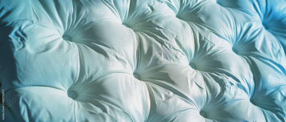 Poster embossed texture showcases tactile luxury in soft fabric design and elegance