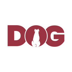 Dog logo for pet shop