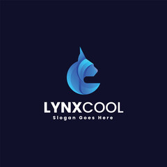 Lynx Cool Gradient Colorful Logo