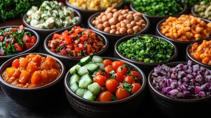 Assorted Plant-Based Dips and Spreads for Entertaining
