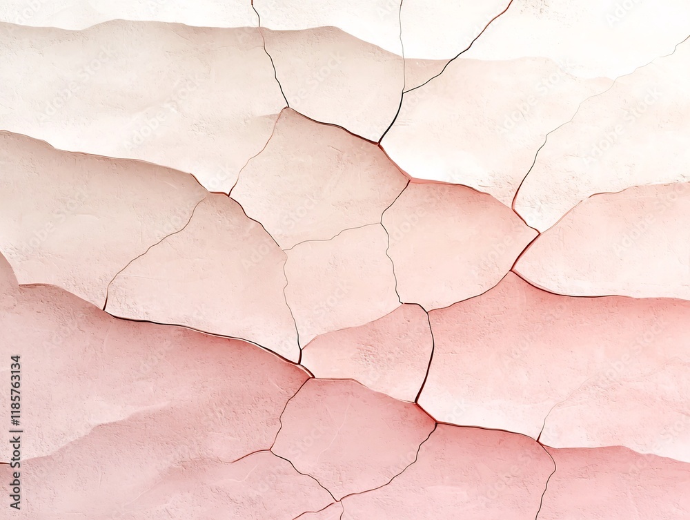 Poster serene pastel tinted digital gradient with textured noise pattern in minimal aesthetic soft hues tra