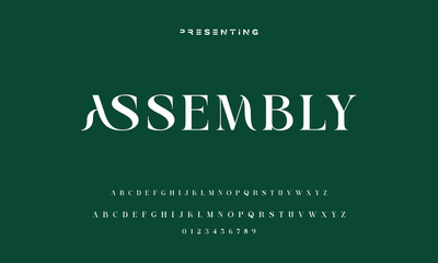 Luxury wedding alphabet letters font with tails. Typography elegant classic serif fonts and number decorative vintage retro concept for logo branding. vector illustration 