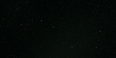 Night Starry Sky With Glowing Stars. Night Starry Sky Background