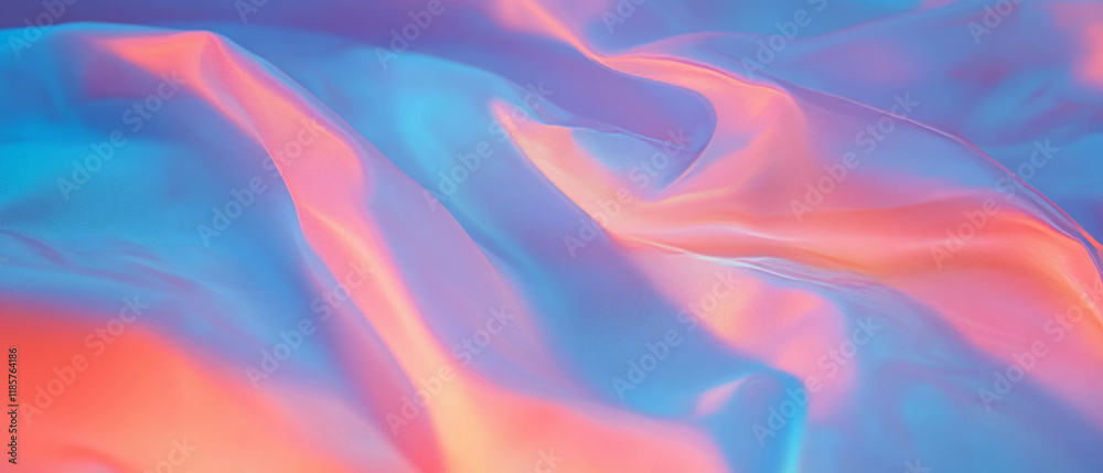 Aufkleber Soft light blue gradient texture creating a calming and smooth background for diverse applications