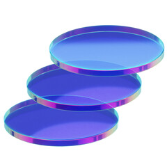 3D Abstract Glass Shape Illustration