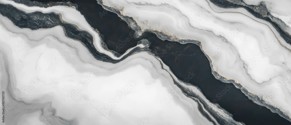 Poster elegant and smooth white and gray marble texture creating a sophisticated background