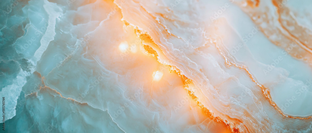 Poster Elegant and luxurious subtle marble background with polished texture and smooth details