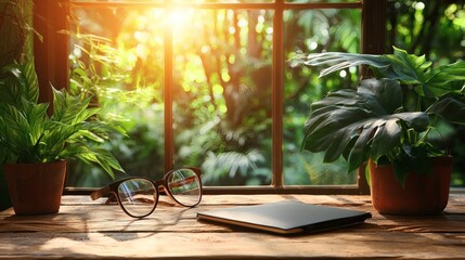 Obraz premium Setting clear and measurable goals for personal growth in a professional workspace Stock Photo with side copy space.