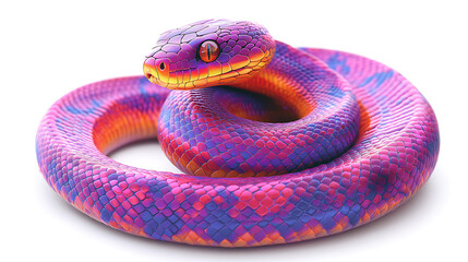 Enthralling Colorful Snake