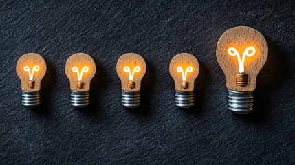 Concept of achieving personal success with clear and actionable goals Stock Photo with side copy space.