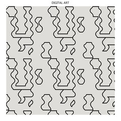 beautiful digital pattern and textile design digital print