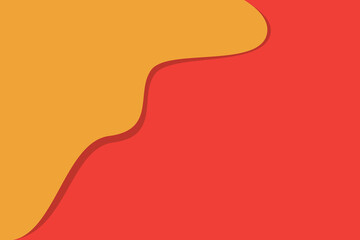 Psychedelic yellow-red shape premium vector illustration, Psychedelic Yellow Red Shape Premium Art